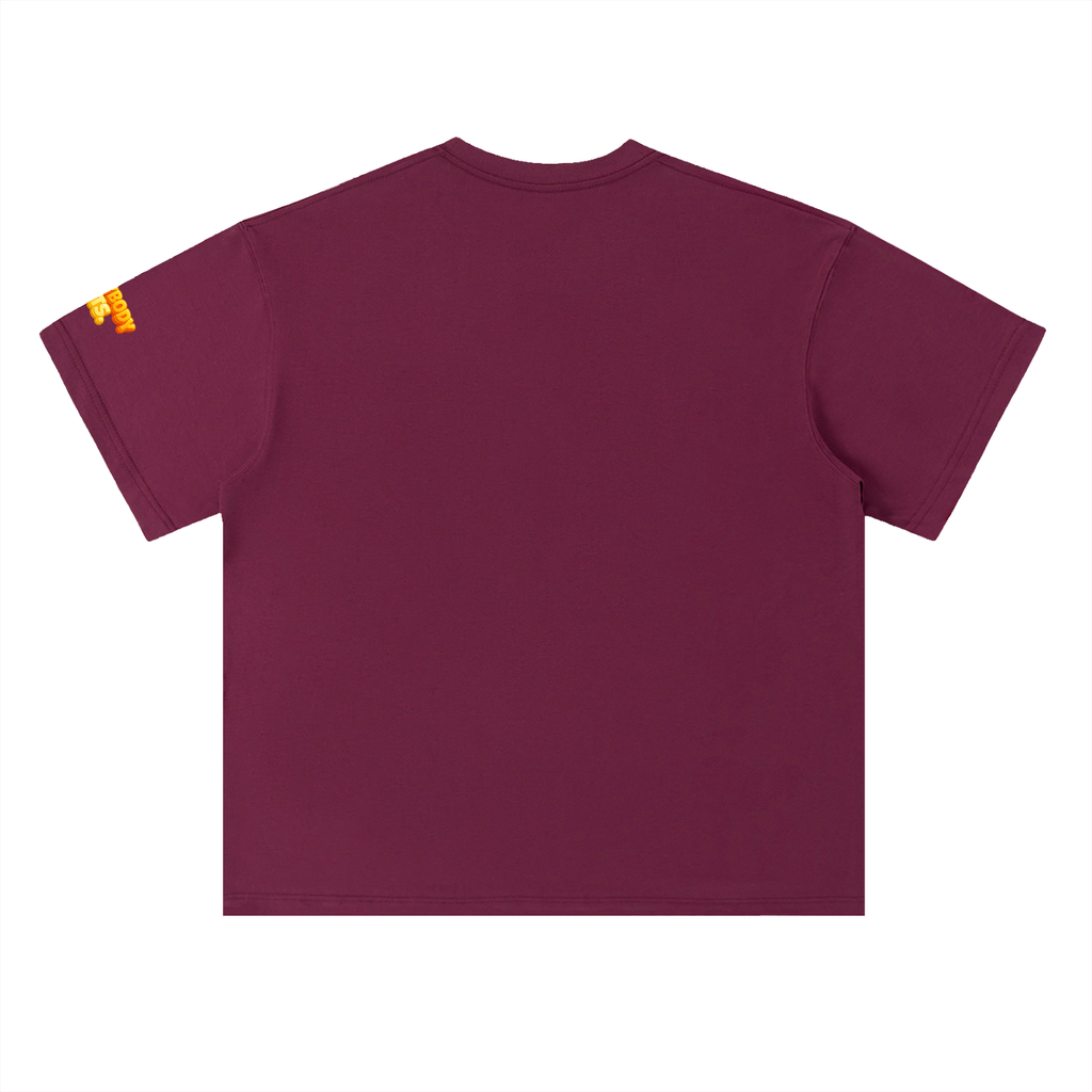 EVERYBODY EATS: MAC N CHEESE - Heavyweight Drop Shoulder Cotton T-Shirt
