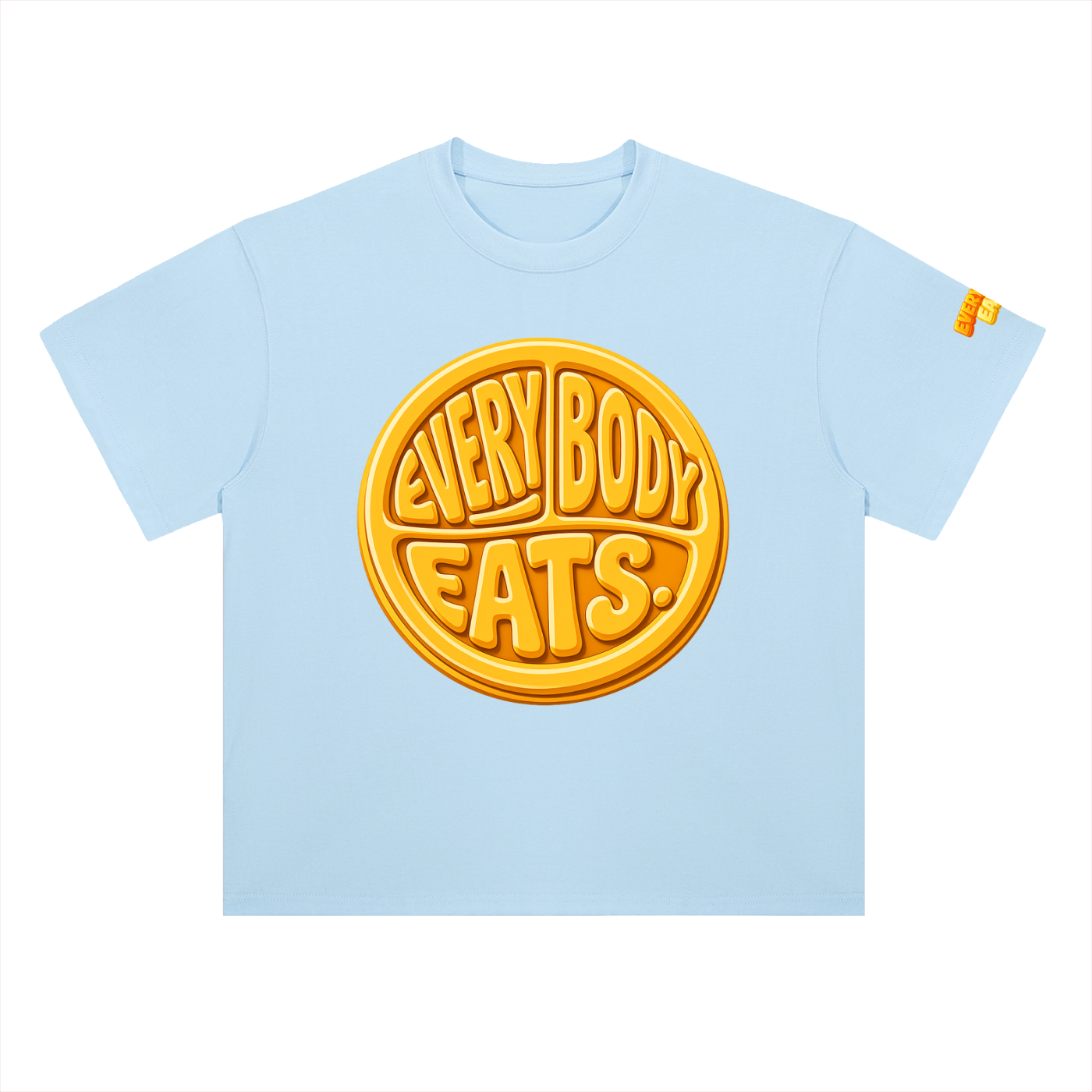 EVERYBODY EATS: MAC N CHEESE - Heavyweight Drop Shoulder Cotton T-Shirt