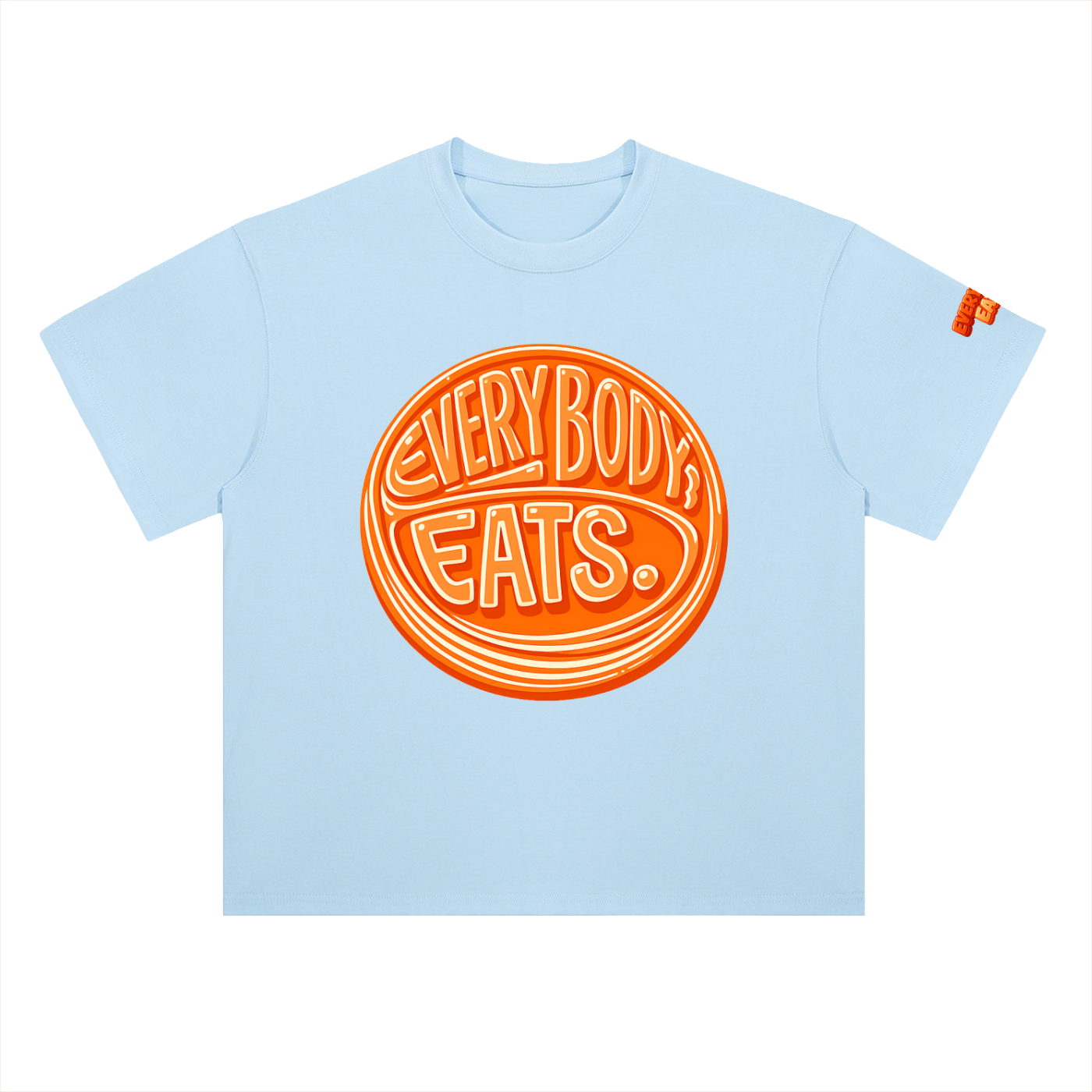 EVERYBODY EATS: MANDARIN - Heavyweight Drop Shoulder Cotton T-Shirt