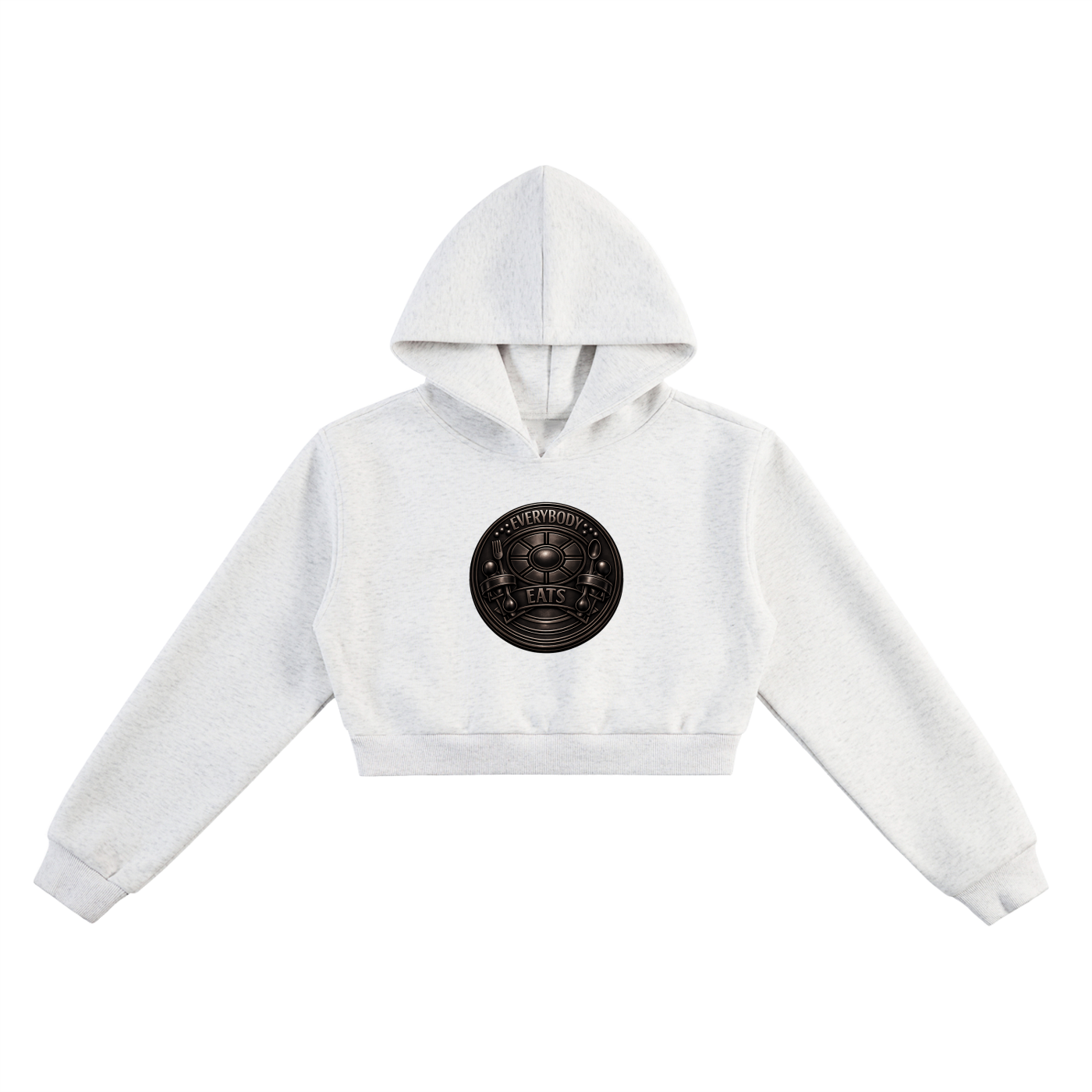 EVERYBODY EATS: TABLE MANNERS | WHEATEN - Essential Cropped Hoodie