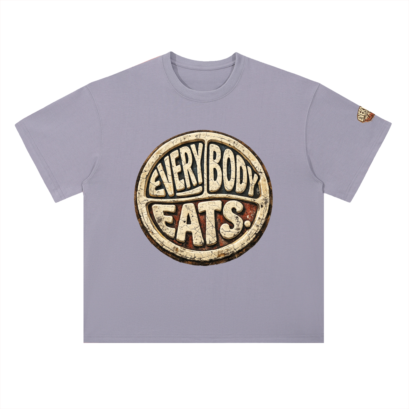 EVERYBODY EATS: DIRT - Heavyweight Drop Shoulder Cotton T-Shirt