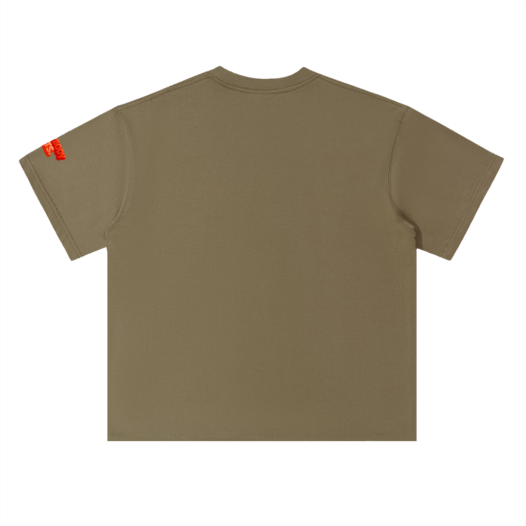 EVERYBODY EATS: AT SUNDOWN - Heavyweight Drop Shoulder Cotton T-Shirt