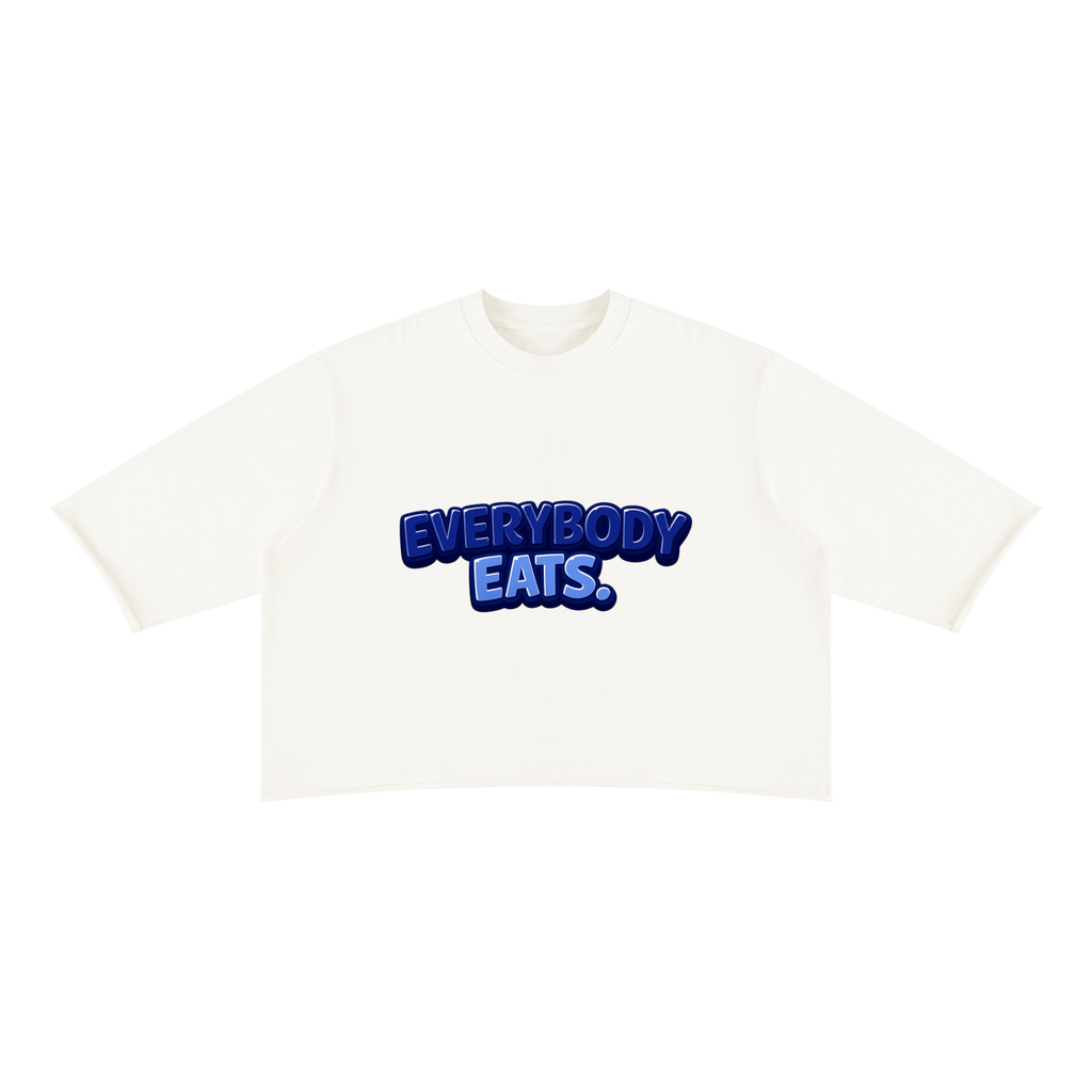 EVERYBODY EATS: BOISENBERRIES - Unisex Mineral Wash Raw Hem Boxy T-Shirt