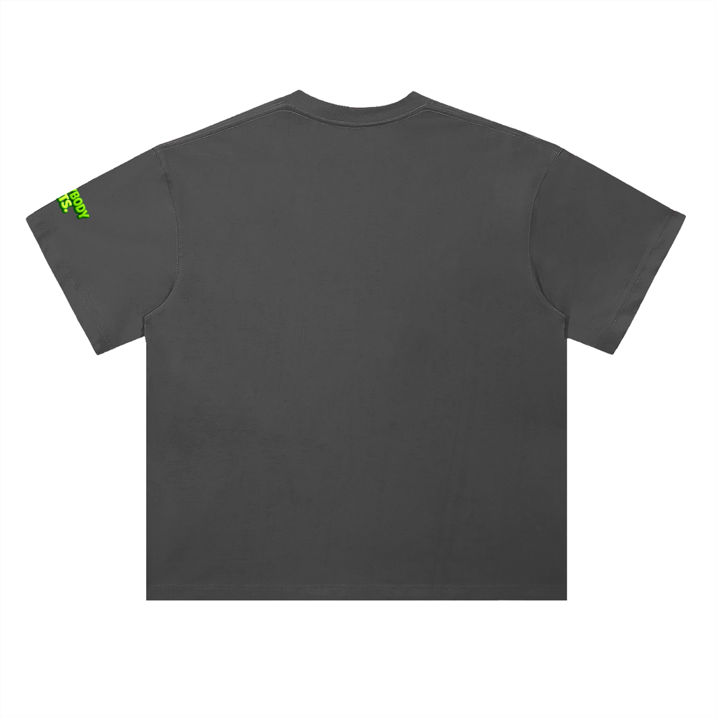 EVERYBODY EATS: GREEN APPLES - Heavyweight Drop Shoulder Cotton T-Shirt