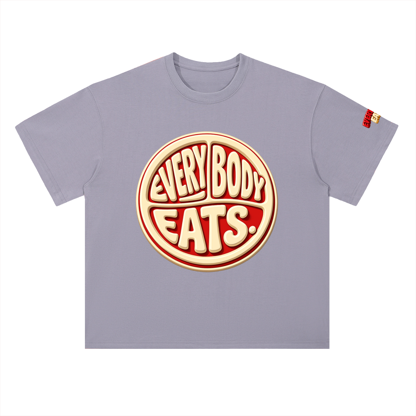 EVERYBODY EATS: CHERRY VANILLA COKE - Heavyweight Drop Shoulder Cotton T-Shirt