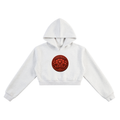 EVERYBODY EATS: TABLE MANNERS | POMPEIAN RED - Essential Cropped Hoodie