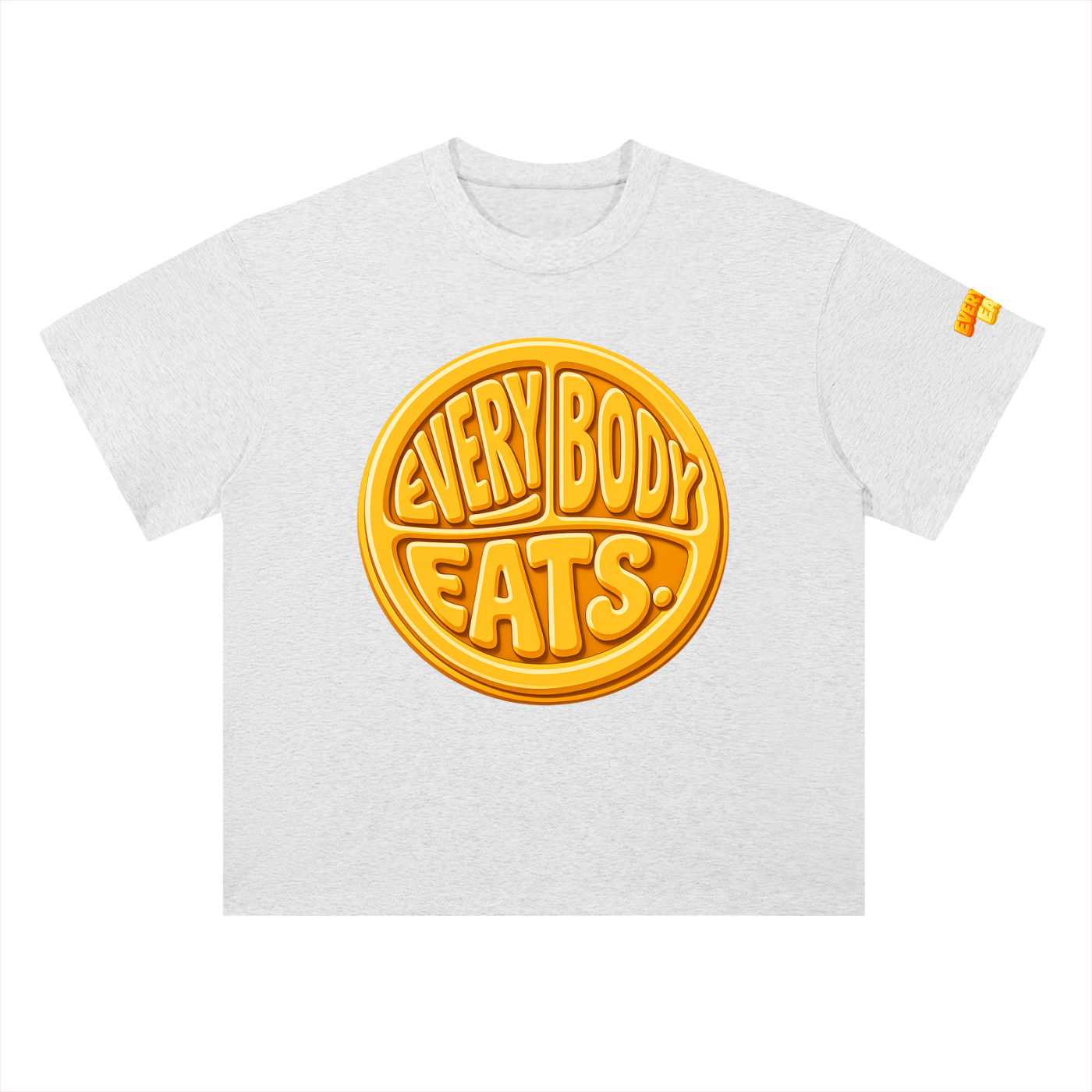 EVERYBODY EATS: MAC N CHEESE - Heavyweight Drop Shoulder Cotton T-Shirt