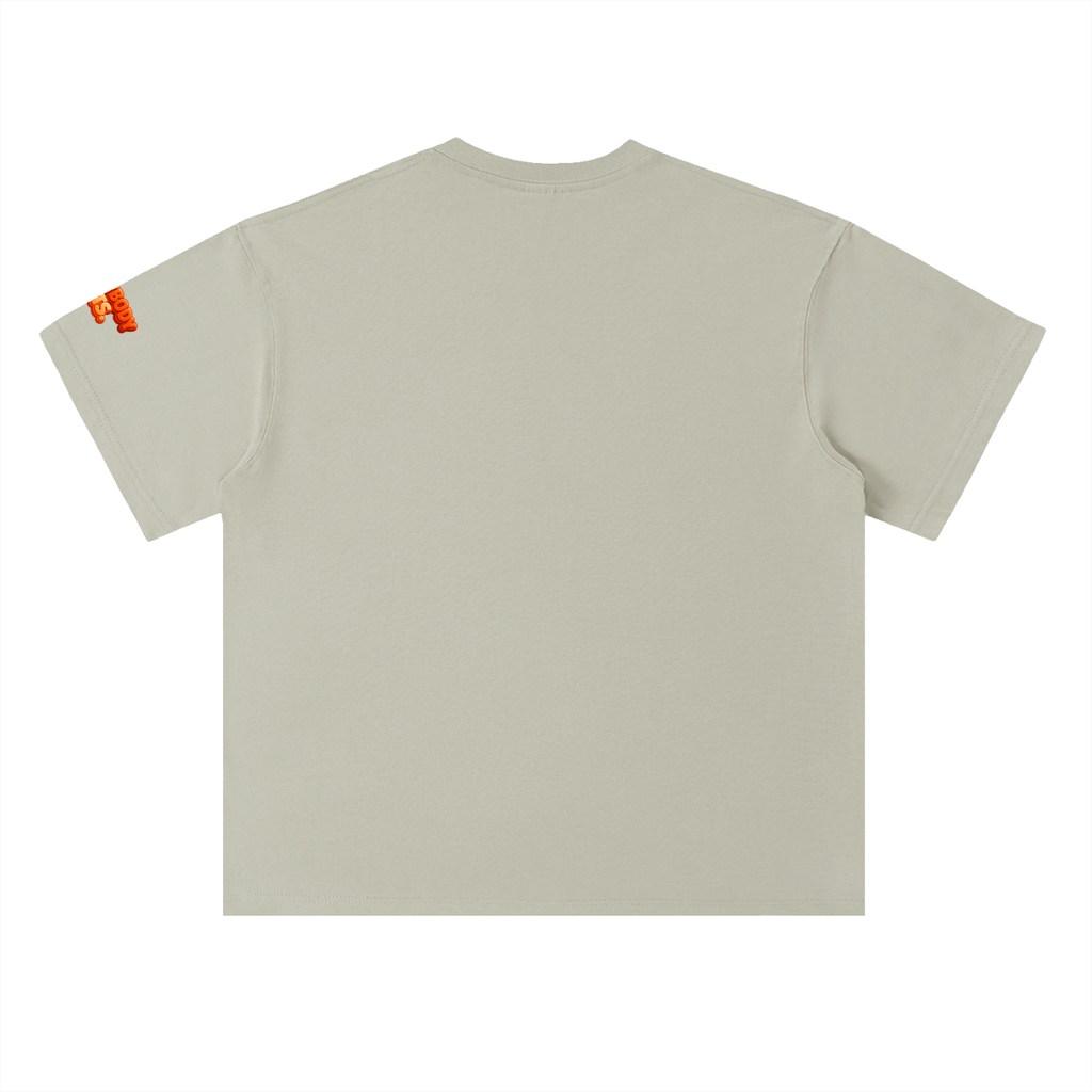 EVERYBODY EATS: MANDARIN - Heavyweight Drop Shoulder Cotton T-Shirt
