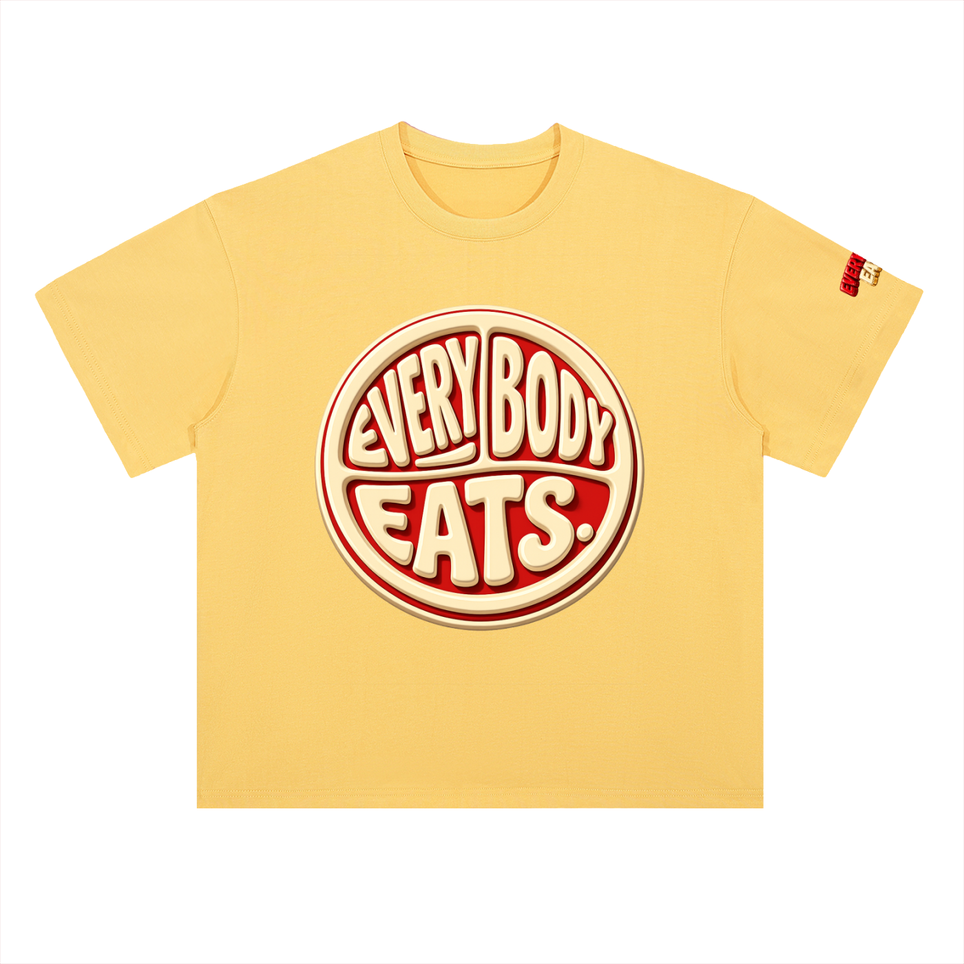 EVERYBODY EATS: CHERRY VANILLA COKE - Heavyweight Drop Shoulder Cotton T-Shirt