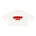 EVERYBODY EATS: MARASCHINO - Unisex Mineral Wash Raw Hem Boxy T-Shirt