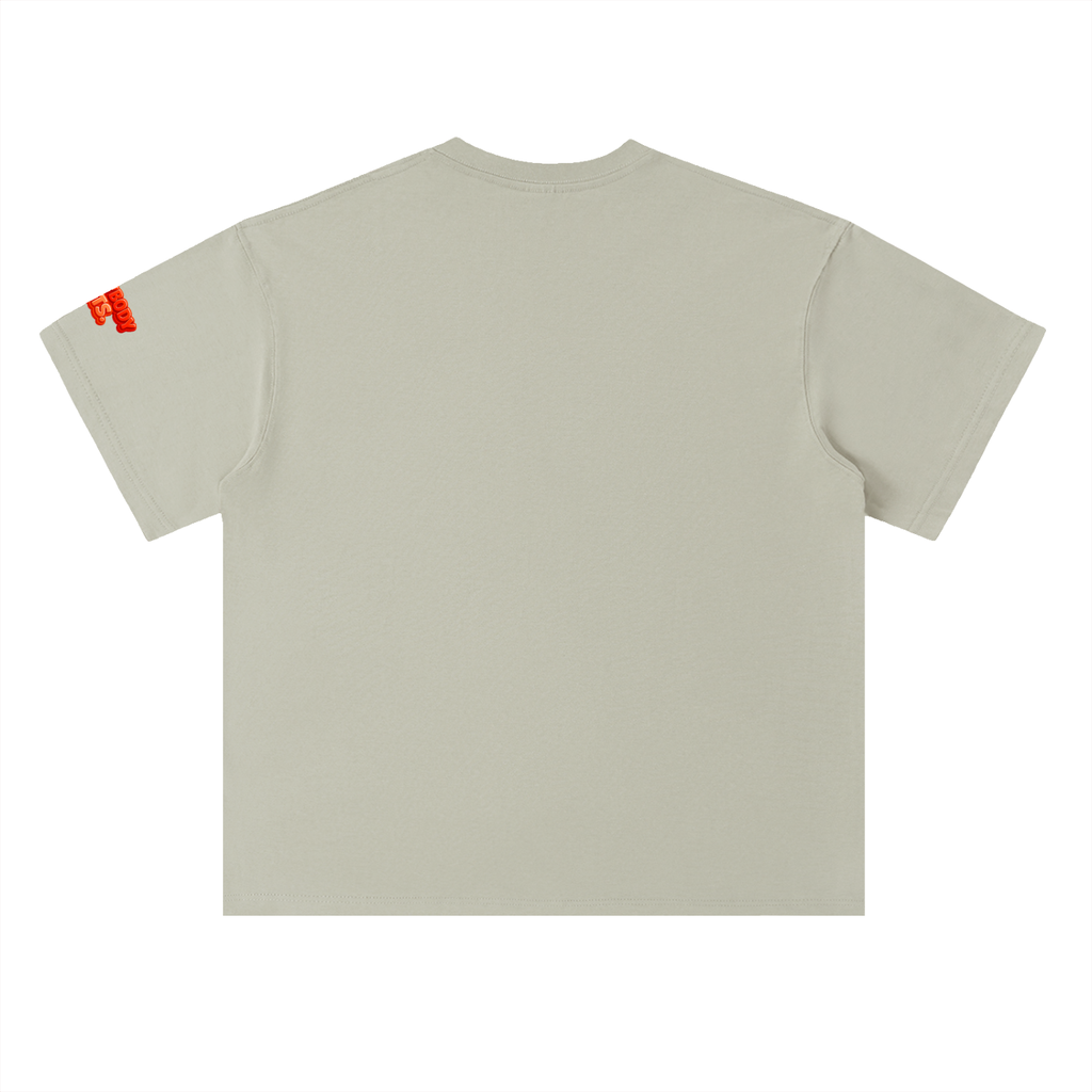 EVERYBODY EATS: AT SUNDOWN - Heavyweight Drop Shoulder Cotton T-Shirt
