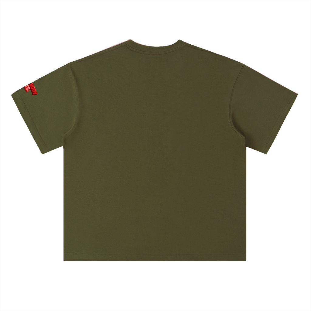 EVERYBODY EATS: MARACHINO - Heavyweight Drop Shoulder Cotton T-Shirt