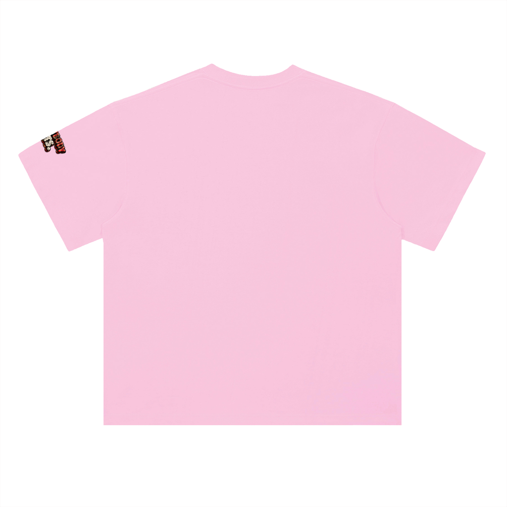 EVERYBODY EATS: PLAID - Heavyweight Drop Shoulder Cotton T-Shirt