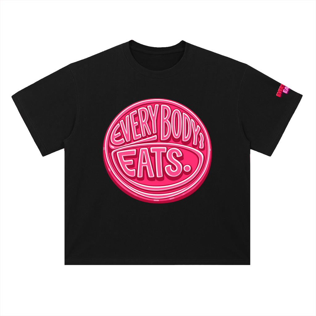 EVERYBODY EATS: STRAWBERRY JAM - Heavyweight Drop Shoulder Cotton T-Shirt