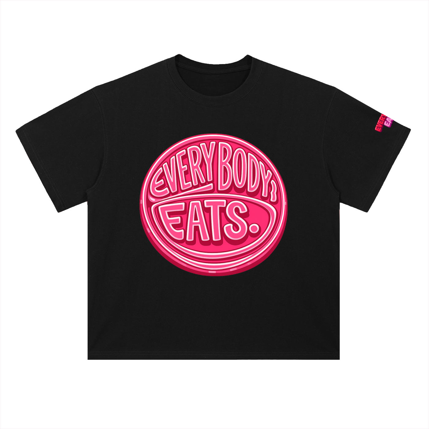 EVERYBODY EATS: STRAWBERRY JAM - Heavyweight Drop Shoulder Cotton T-Shirt