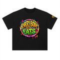 EVERYBODY EATS: PAINT - Heavyweight Drop Shoulder Cotton T-Shirt
