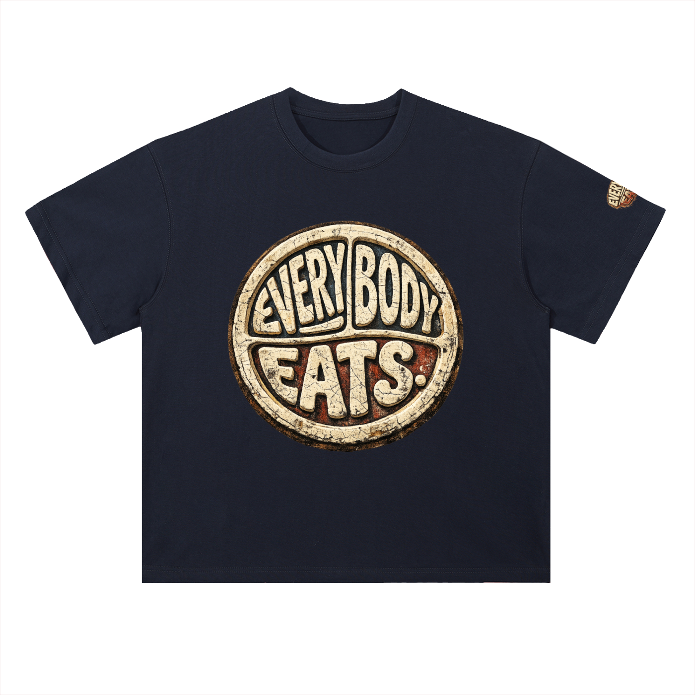 EVERYBODY EATS: DIRT - Heavyweight Drop Shoulder Cotton T-Shirt