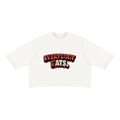 EVERYBODY EATS: PLAID - Unisex Mineral Wash Raw Hem Boxy T-Shirt