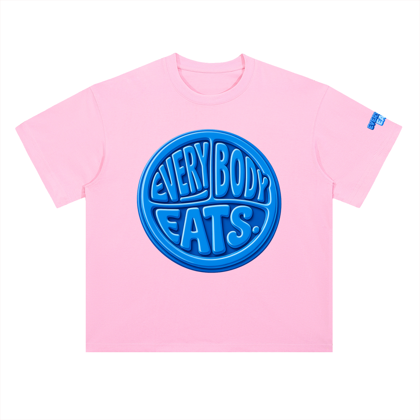EVERYBODY EATS: BLUEBERRIES - Heavyweight Drop Shoulder Cotton T-Shirt