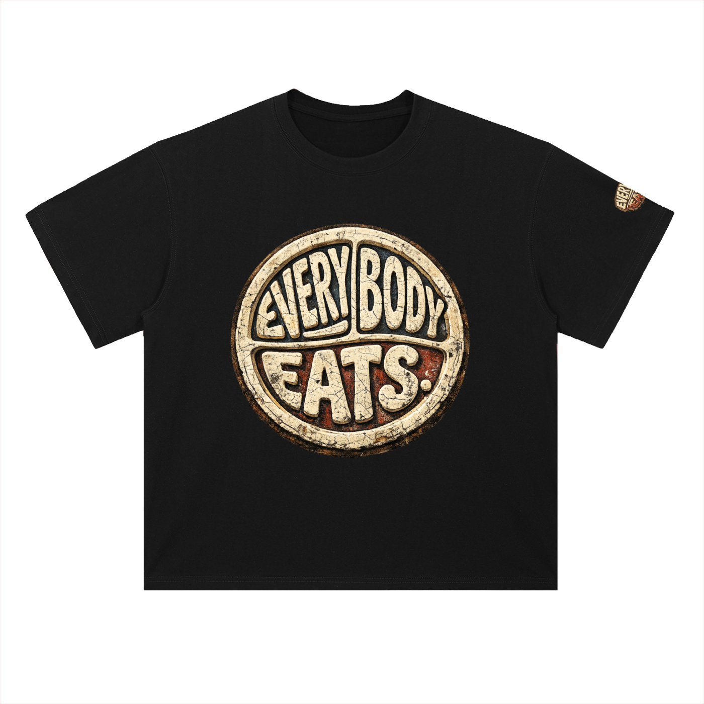 EVERYBODY EATS: DIRT - Heavyweight Drop Shoulder Cotton T-Shirt