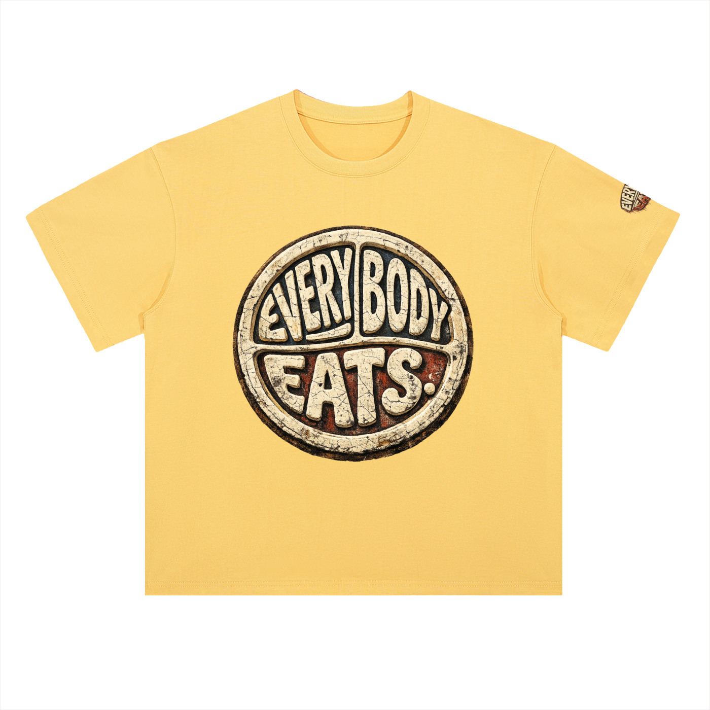 EVERYBODY EATS: DIRT - Heavyweight Drop Shoulder Cotton T-Shirt