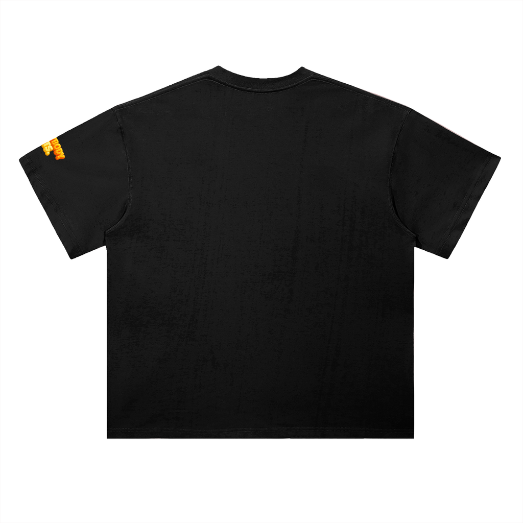 EVERYBODY EATS: MAC N CHEESE - Heavyweight Drop Shoulder Cotton T-Shirt