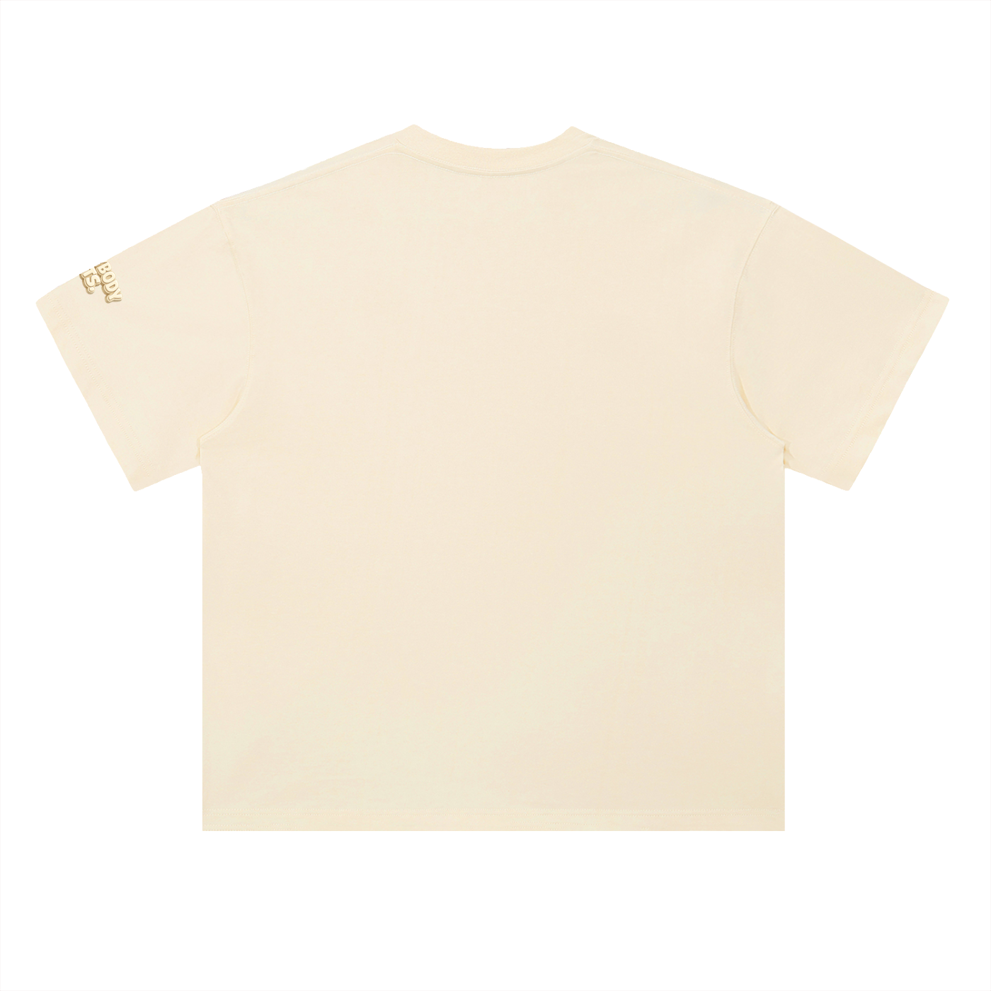 EVERYBODY EATS: VANILLA CREAM - Heavyweight Drop Shoulder Cotton T-Shirt