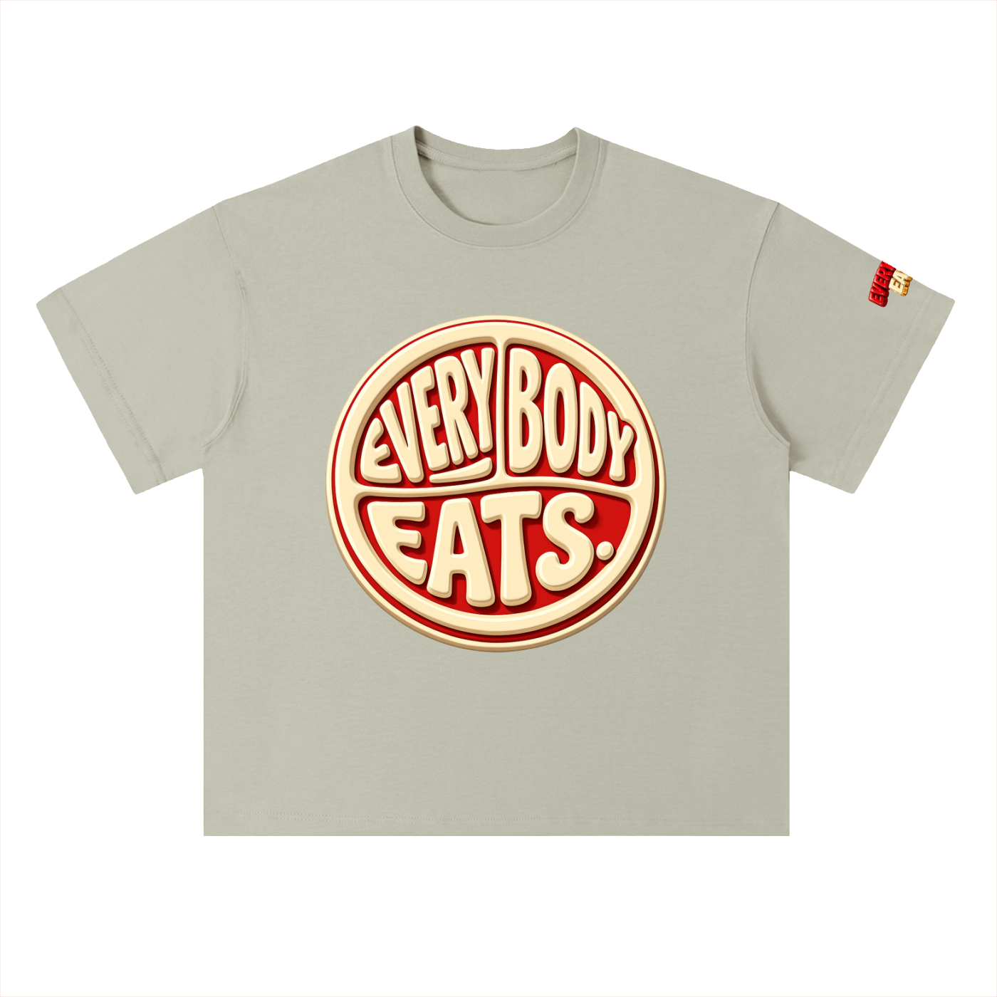 EVERYBODY EATS: CHERRY VANILLA COKE - Heavyweight Drop Shoulder Cotton T-Shirt
