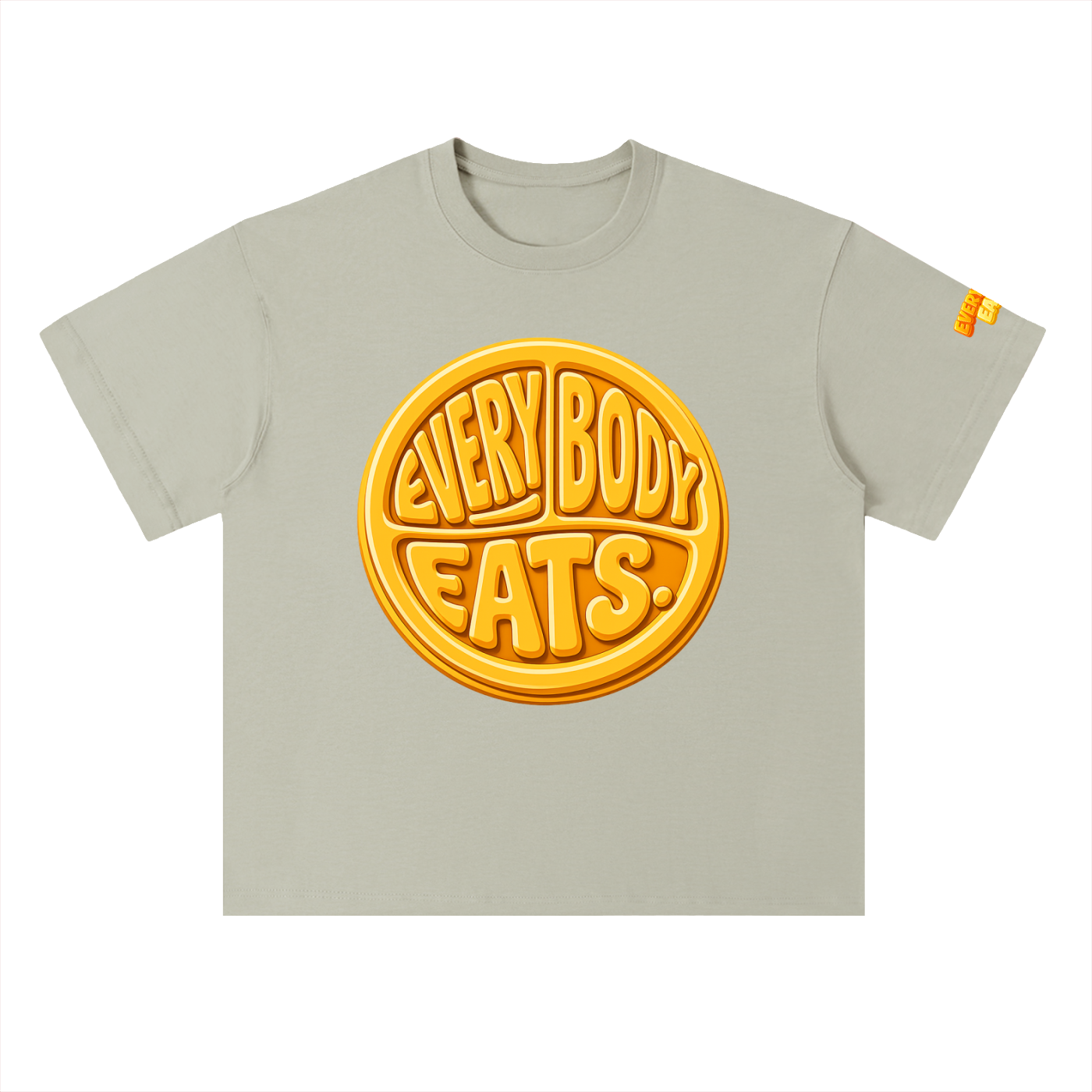EVERYBODY EATS: MAC N CHEESE - Heavyweight Drop Shoulder Cotton T-Shirt