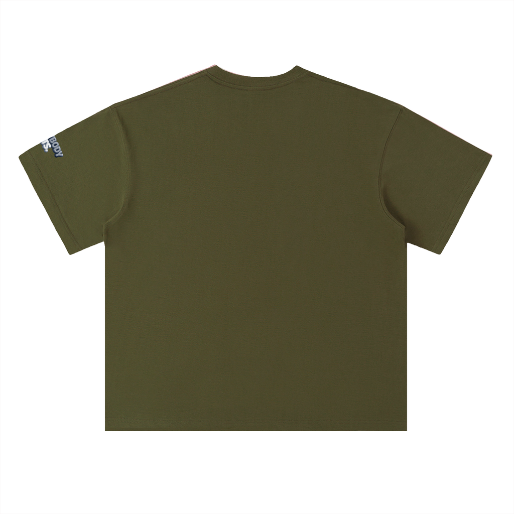 EVERYBODY EATS: TIMBERWOLF - Heavyweight Drop Shoulder Cotton T-Shirt