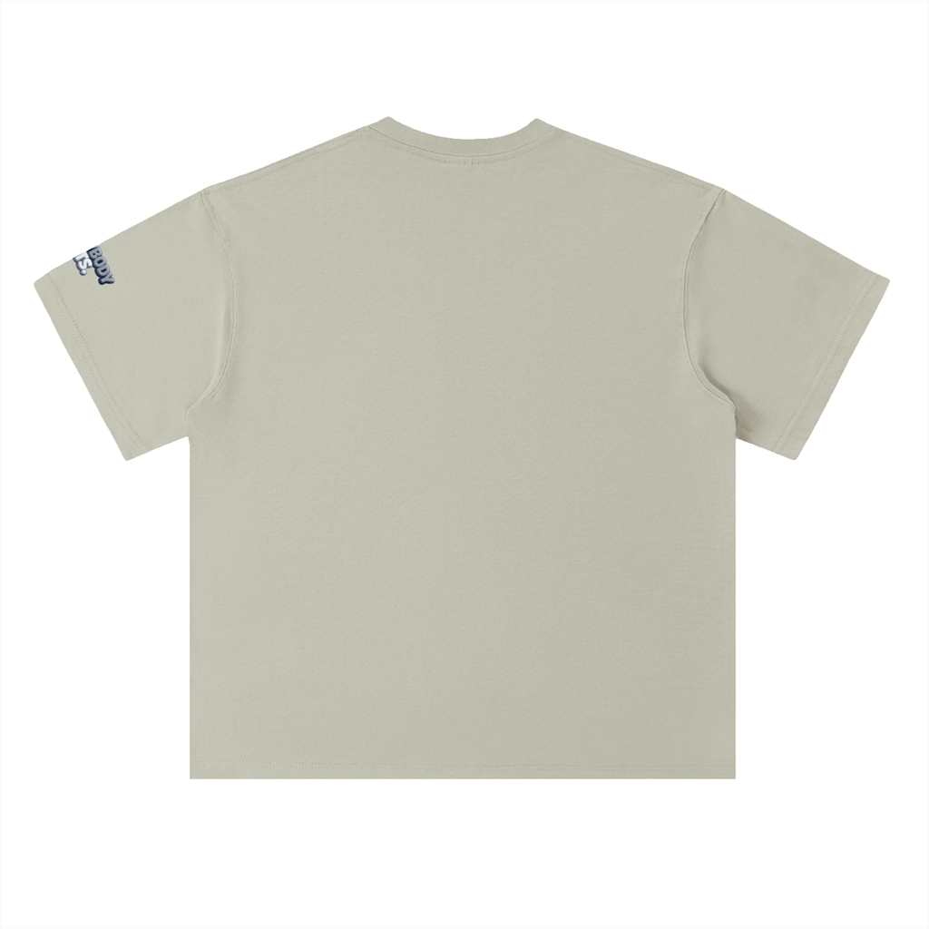 EVERYBODY EATS: TIMBERWOLF - Heavyweight Drop Shoulder Cotton T-Shirt