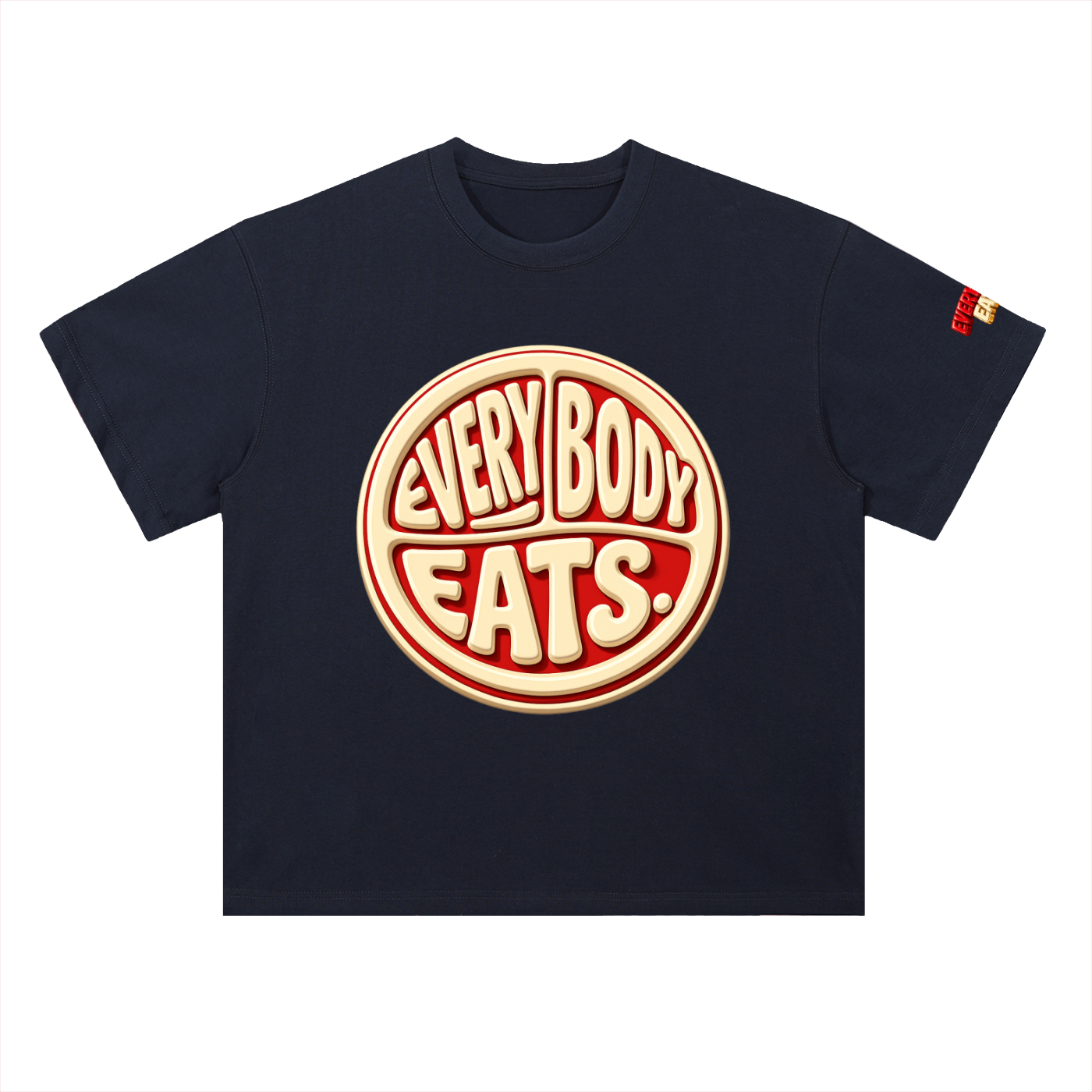 EVERYBODY EATS: CHERRY VANILLA COKE - Heavyweight Drop Shoulder Cotton T-Shirt