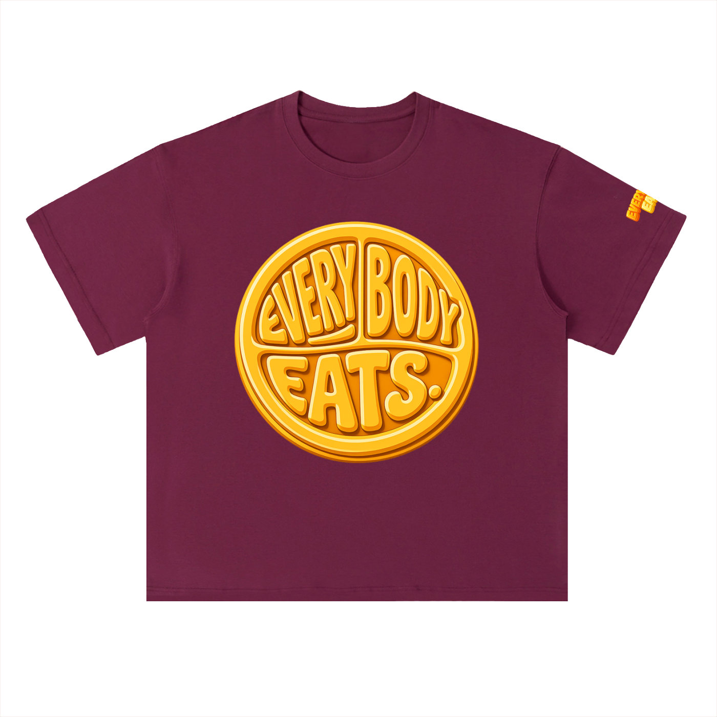 EVERYBODY EATS: MAC N CHEESE - Heavyweight Drop Shoulder Cotton T-Shirt