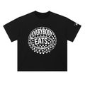 EVERYBODY EATS: POLKA DOTS - Heavyweight Drop Shoulder Cotton T-Shirt