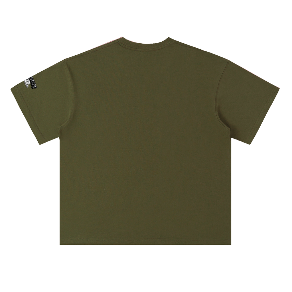EVERYBODY EATS: POLKA DOTS - Heavyweight Drop Shoulder Cotton T-Shirt