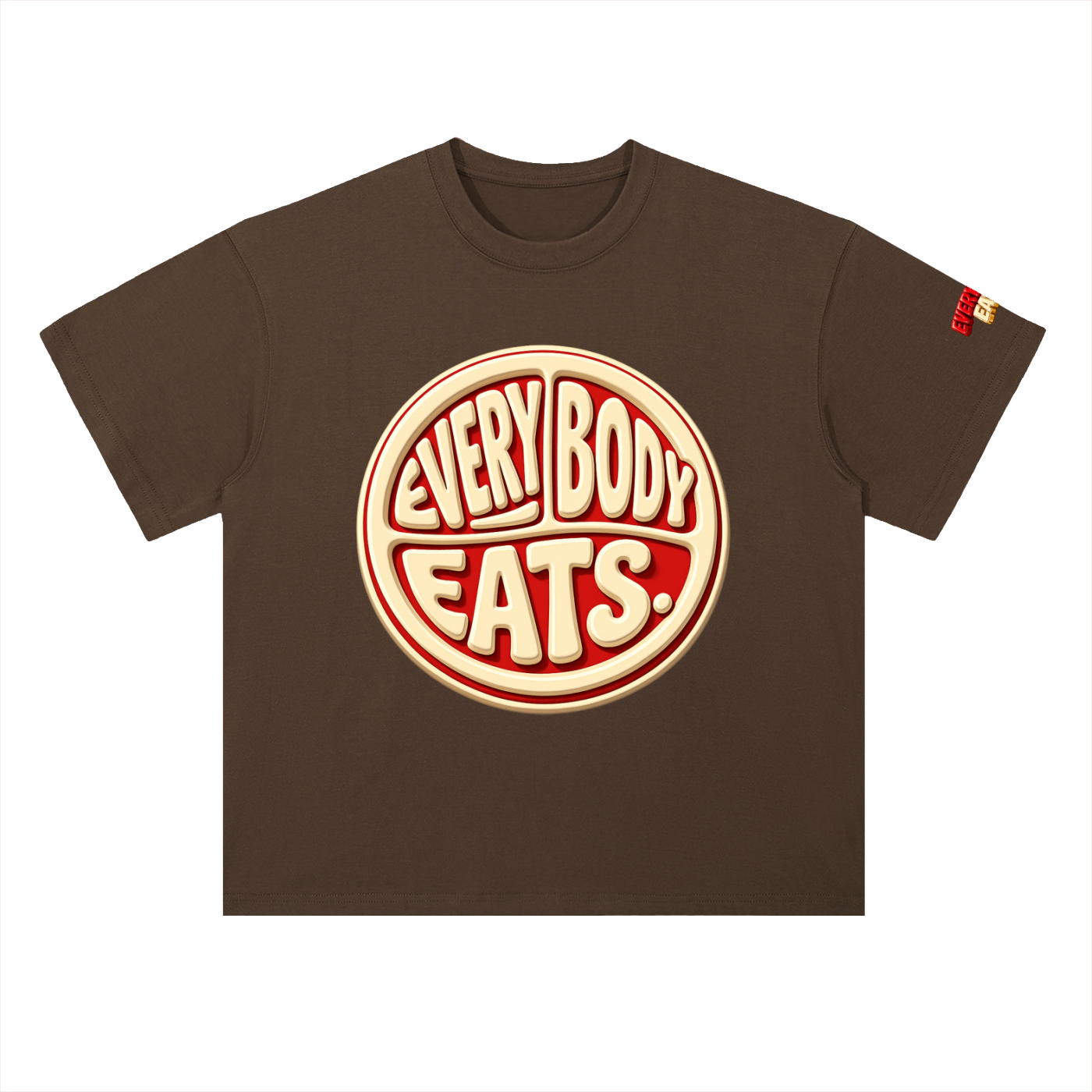 EVERYBODY EATS: CHERRY VANILLA COKE - Heavyweight Drop Shoulder Cotton T-Shirt