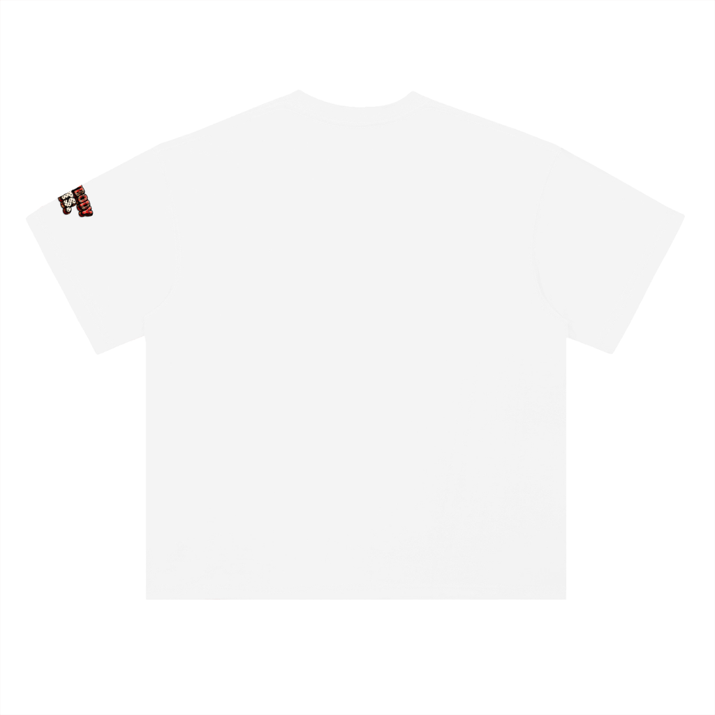 EVERYBODY EATS: PLAID - Heavyweight Drop Shoulder Cotton T-Shirt