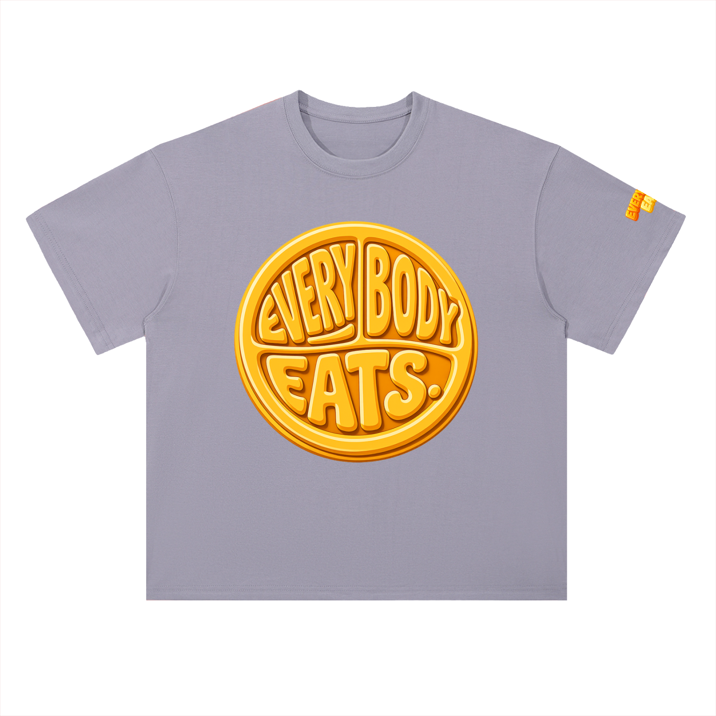 EVERYBODY EATS: MAC N CHEESE - Heavyweight Drop Shoulder Cotton T-Shirt