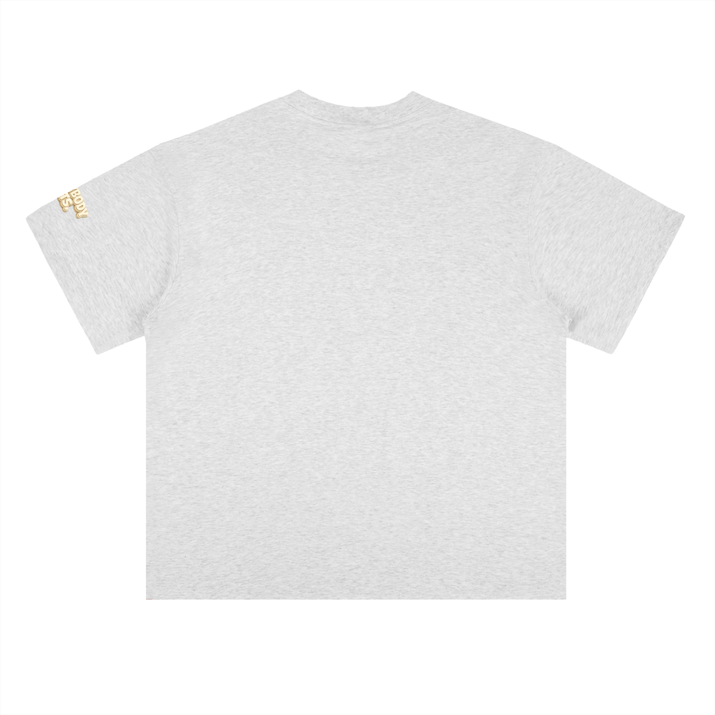EVERYBODY EATS: VANILLA CREAM - Heavyweight Drop Shoulder Cotton T-Shirt