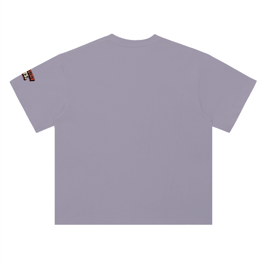 EVERYBODY EATS: PLAID - Heavyweight Drop Shoulder Cotton T-Shirt