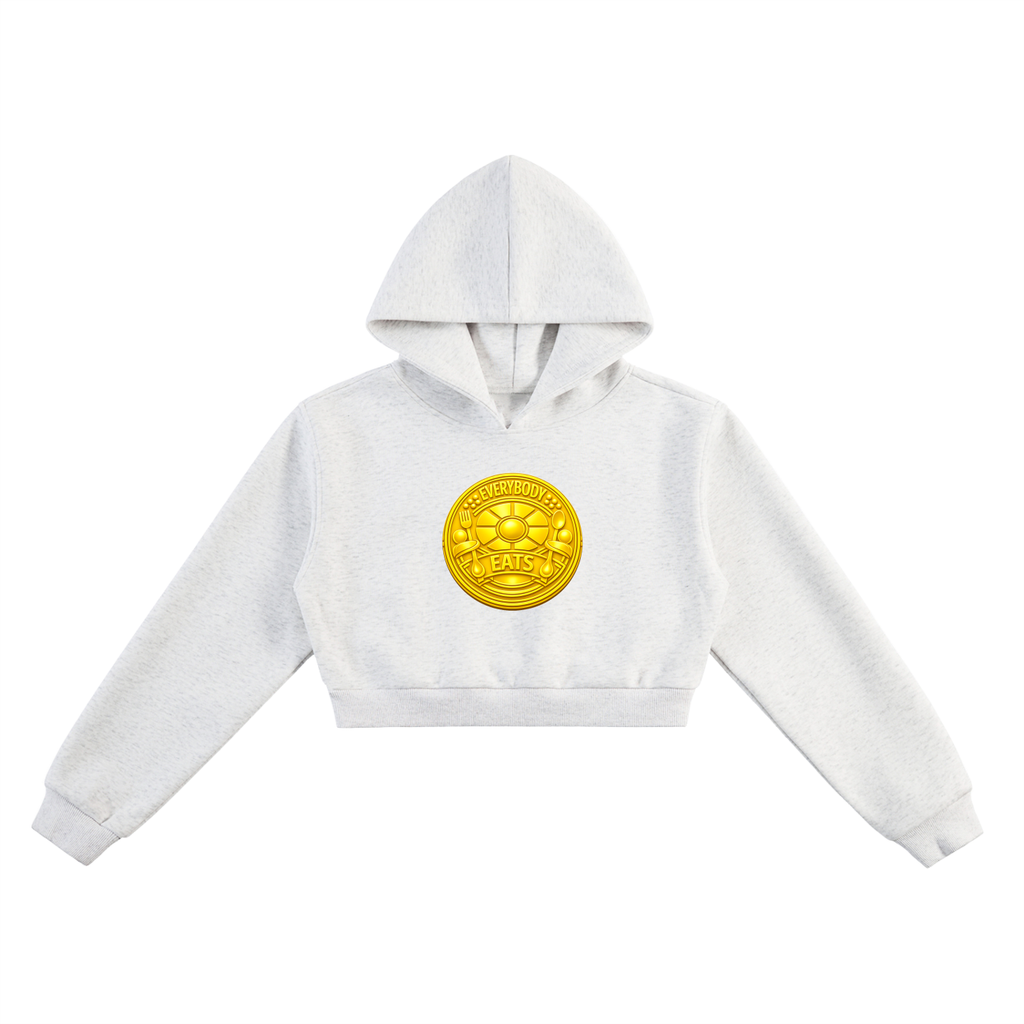 EVERYBODY EATS: TABLE MANNERS | CITREOUS - Essential Cropped Hoodie