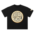 EVERYBODY EATS: VANILLA CREAM - Heavyweight Drop Shoulder Cotton T-Shirt