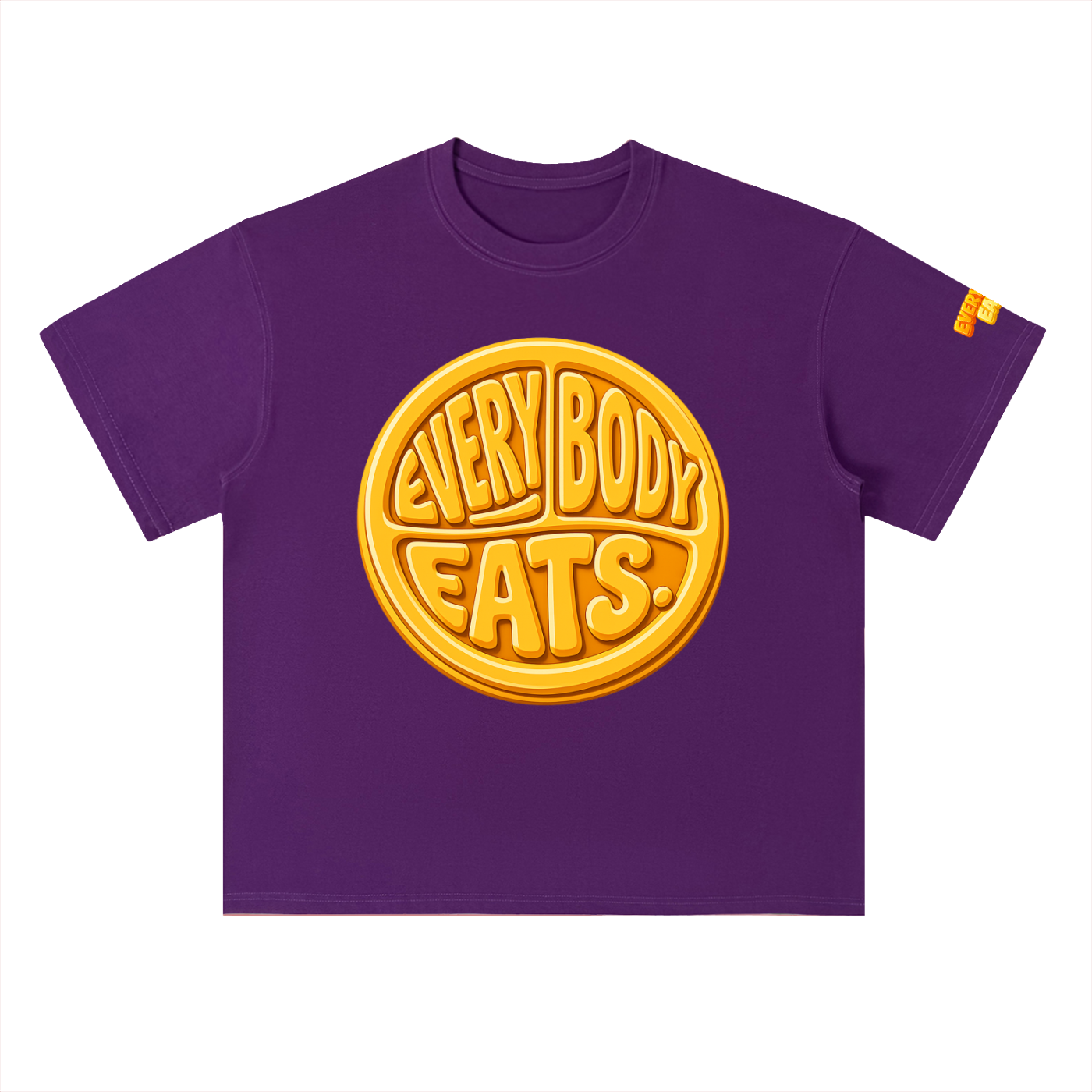 EVERYBODY EATS: MAC N CHEESE - Heavyweight Drop Shoulder Cotton T-Shirt