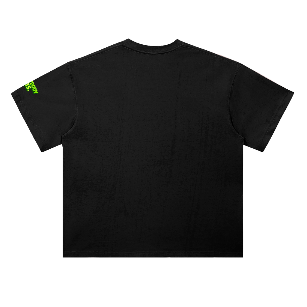 EVERYBODY EATS: GREEN APPLES - Heavyweight Drop Shoulder Cotton T-Shirt