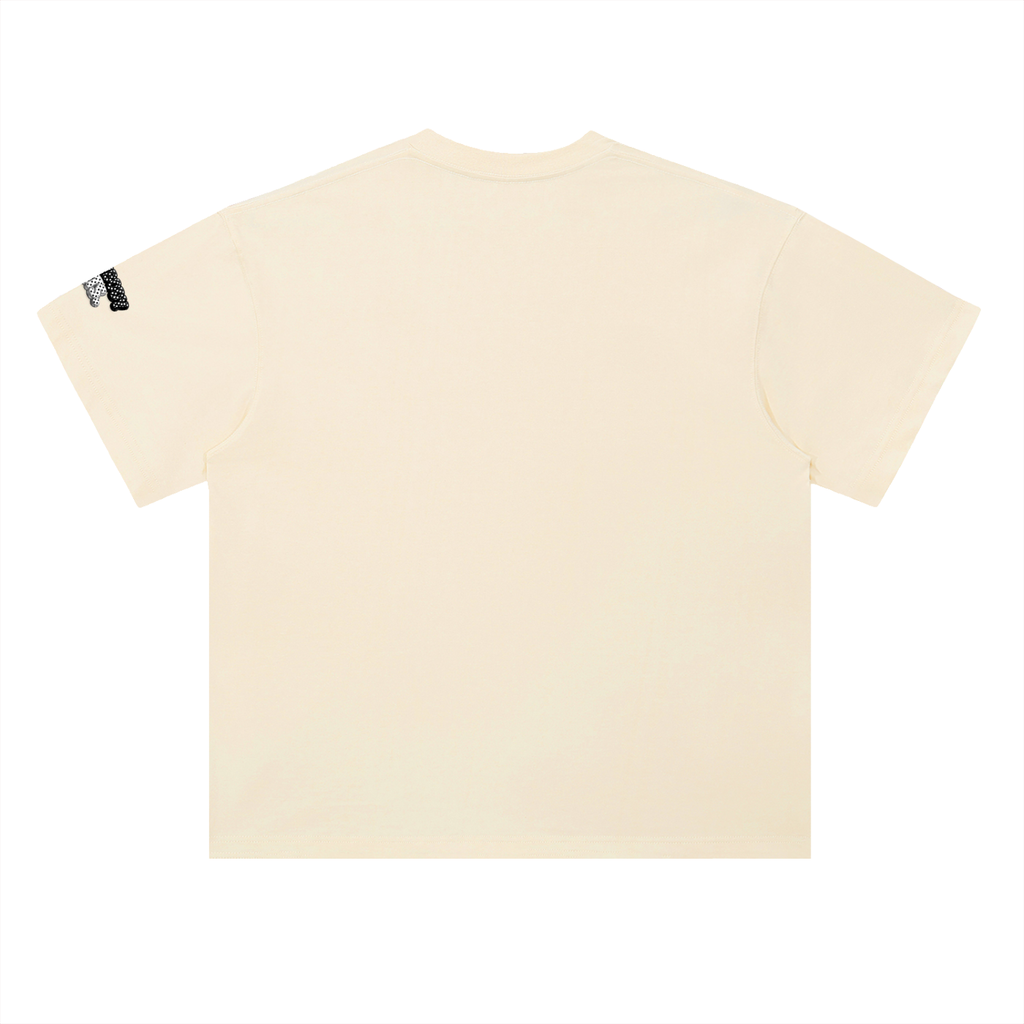 EVERYBODY EATS: POLKA DOTS - Heavyweight Drop Shoulder Cotton T-Shirt