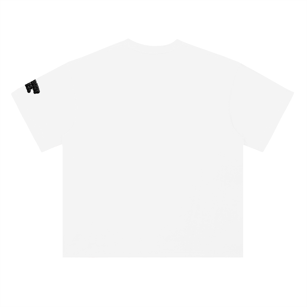 EVERYBODY EATS: LEATHER - Heavyweight Drop Shoulder Cotton T-Shirt
