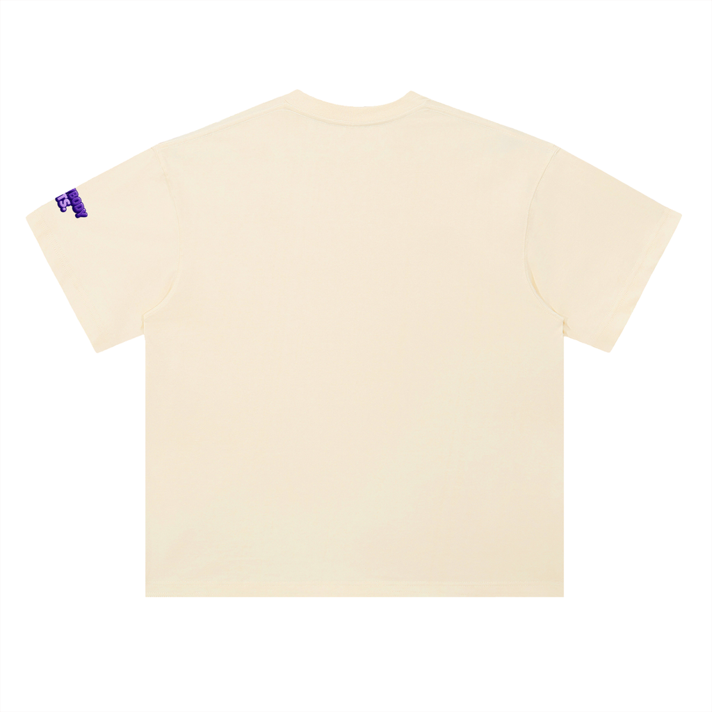 EVERYBODY EATS: BUTTERFLY PEAS - Heavyweight Drop Shoulder Cotton T-Shirt