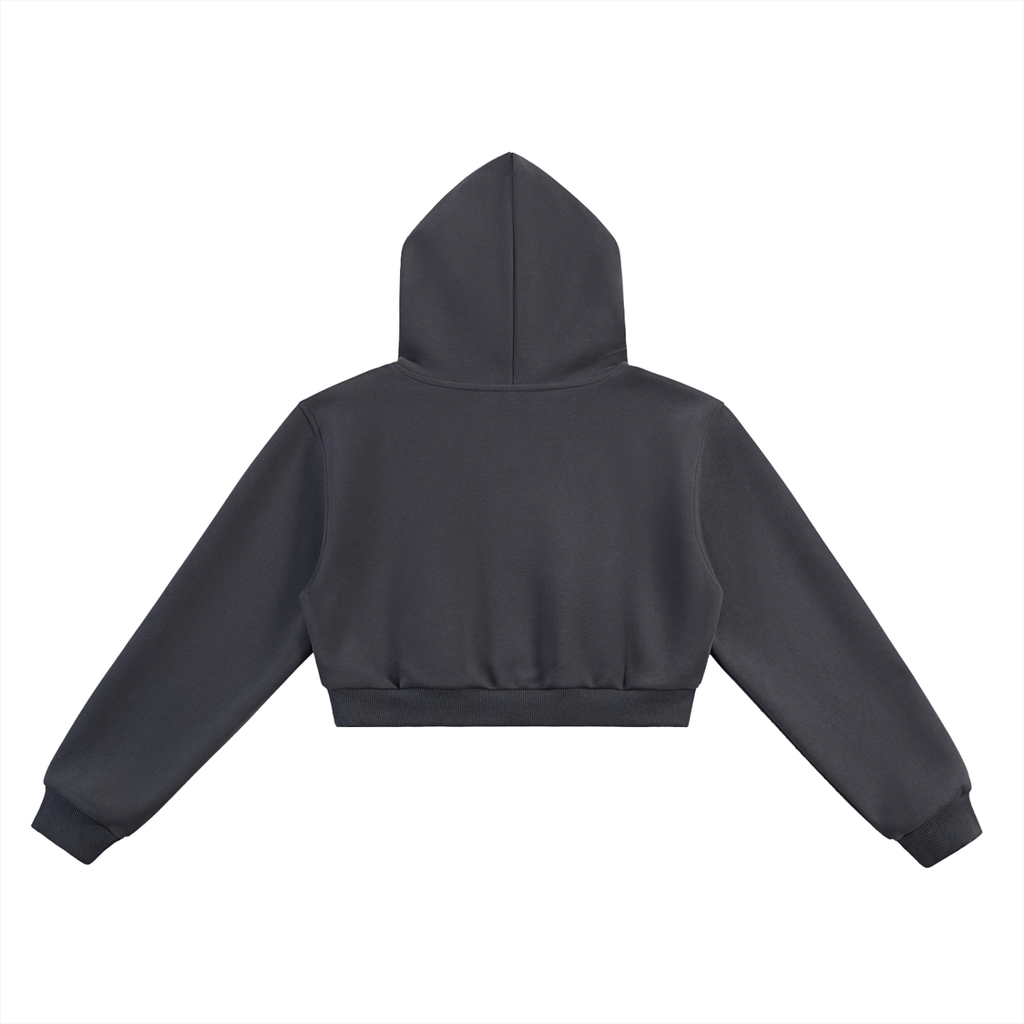 EVERYBODY EATS: TABLE MANNERS | MAZARINE - Essential Cropped Hoodie