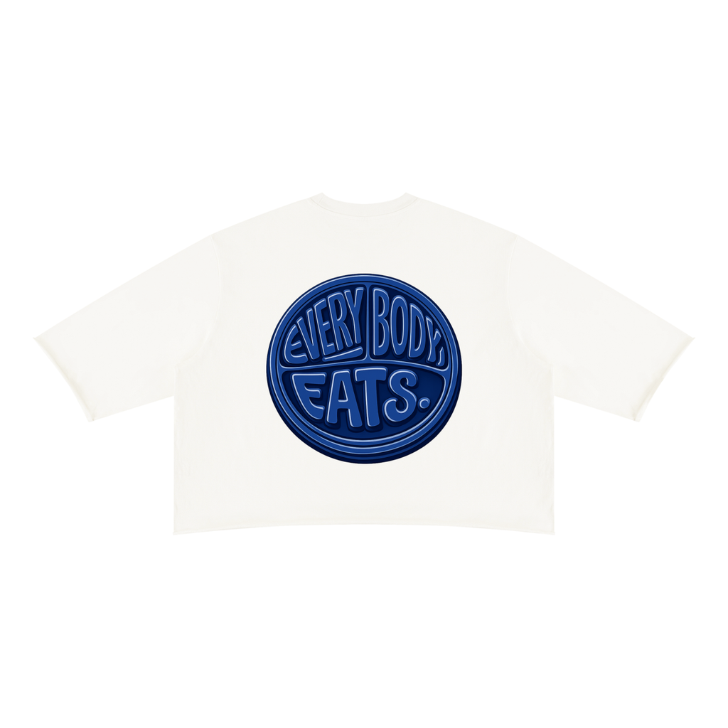 EVERYBODY EATS: BOISENBERRIES - Unisex Mineral Wash Raw Hem Boxy T-Shirt