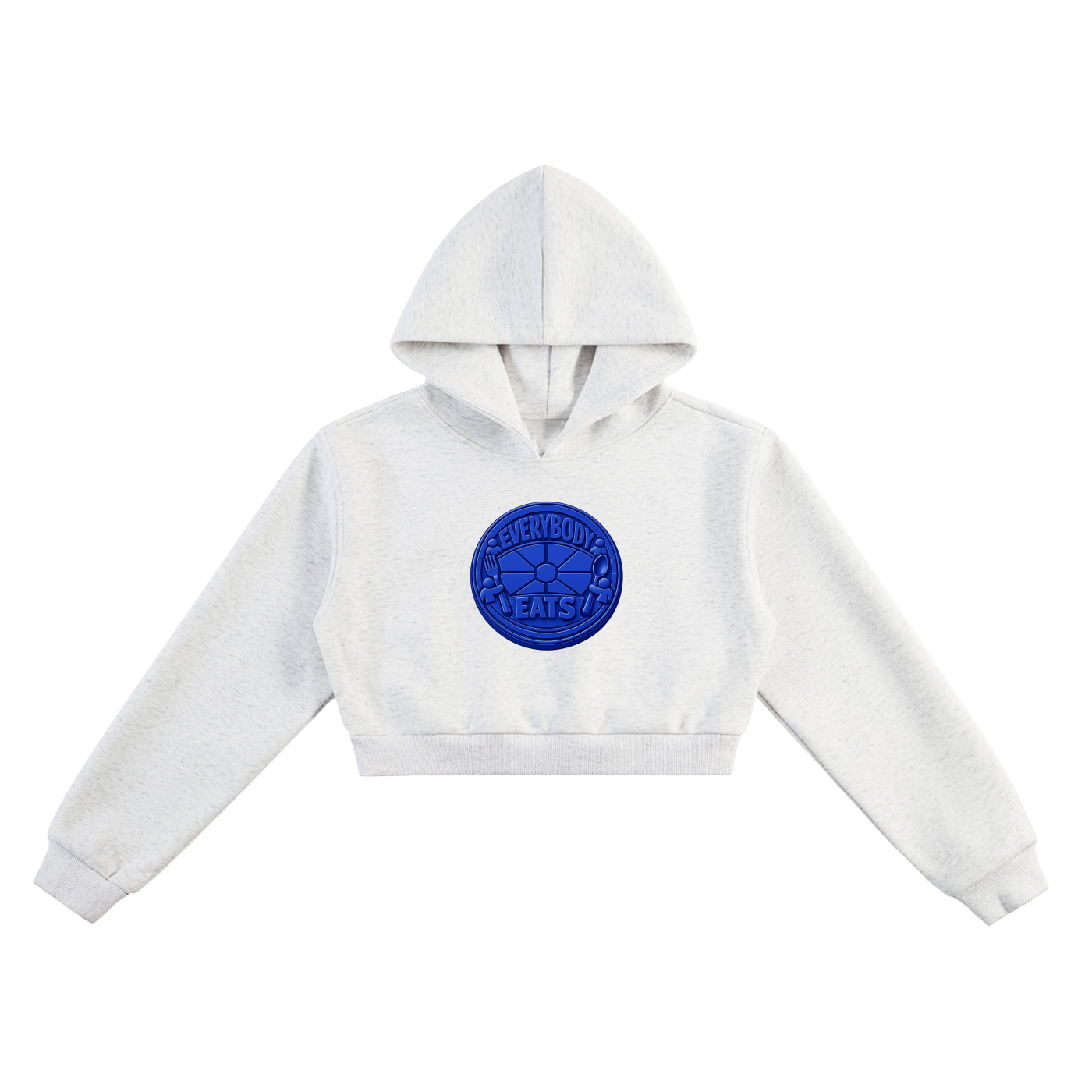 EVERYBODY EATS: TABLE MANNERS | YINMN BLUE - Essential Cropped Hoodie
